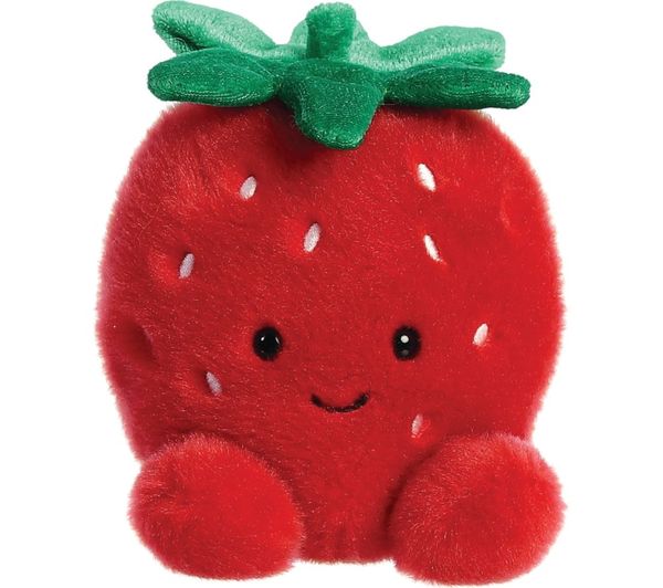 An image of PALM PALS Juicy Strawberry Soft Toy - Red