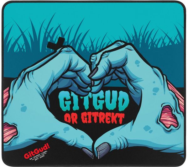 An image of GITGUD Zombielove Gaming Mouse Mat - Multicolour, Large