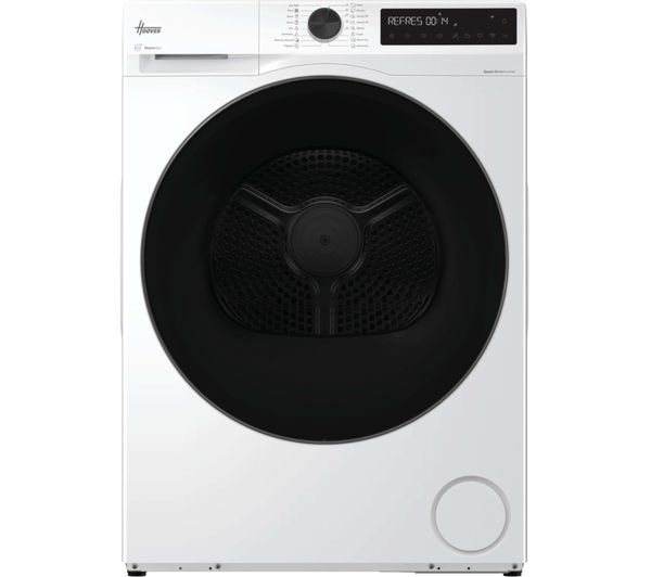 An image of HOOVER Pro Dry Series 3 HBP 9N3BX-80 WiFi-enabled 9 kg Heat Pump Tumble Dryer - White