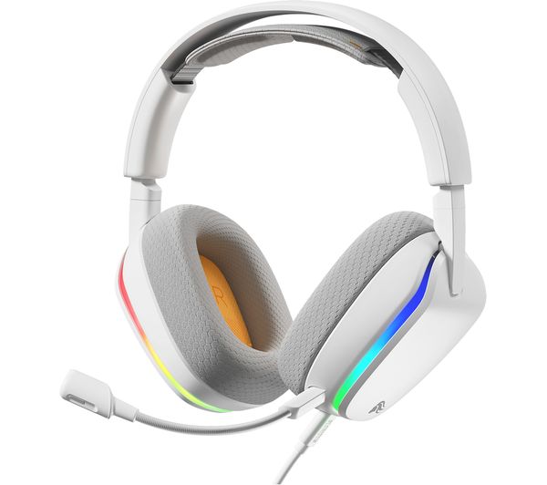 An image of GLORIOUS GHS Eternal RGB Gaming Headset - White
