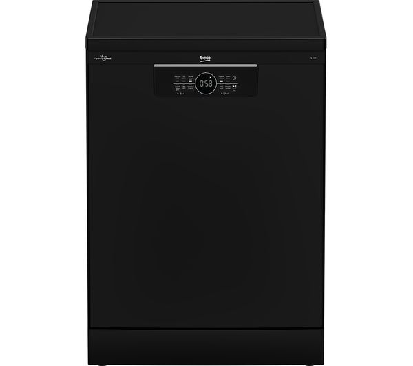 An image of BEKO HygieneIntense BDFN26540B Full-size Dishwasher - Black