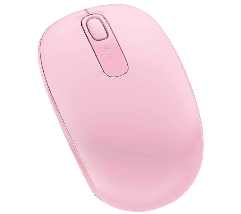 MICROSOFT Wireless Mobile Mouse 1850 - Pink, Pink
