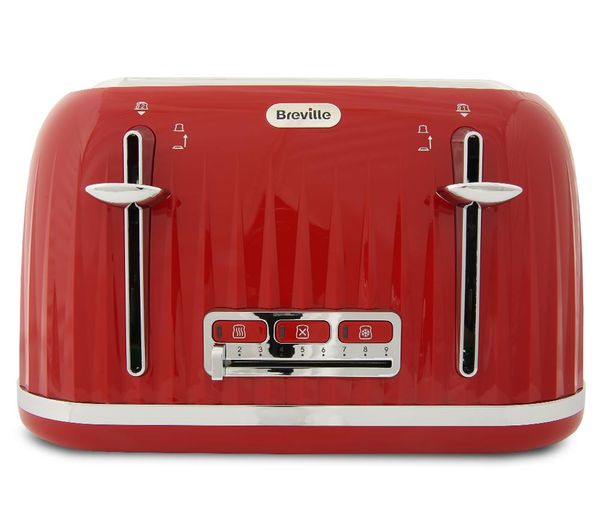 BREVILLE Impressions VTT783 4Slice Toaster Red Fast