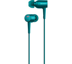 SONY h.ear in NC MDR-EX750NAL Noise-Cancelling Headphones - Viridian Blue