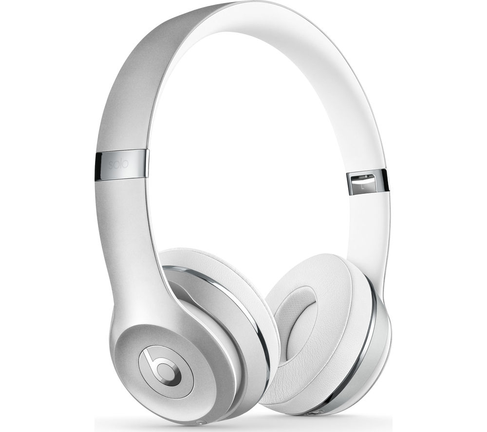 BEATS BY DR DRE Solo 3 Wireless Bluetooth Headphones – Silver, Silver