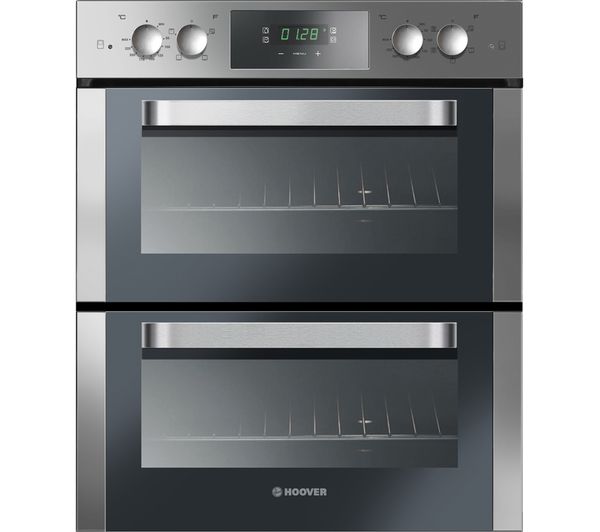 HOOVER HO7D3120IN Electric Built-under Double Oven - Stainless Steel, Stainless Steel