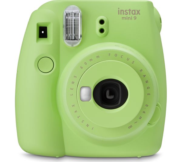 INSTAX L GRN mini 9 Instant Camera - Lime Green, Lime