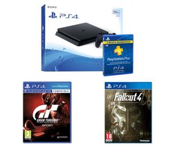 SONY PlayStation 4 Slim, Gran Turismo Sport, Fallout 4 & PlayStation Plus Bundle