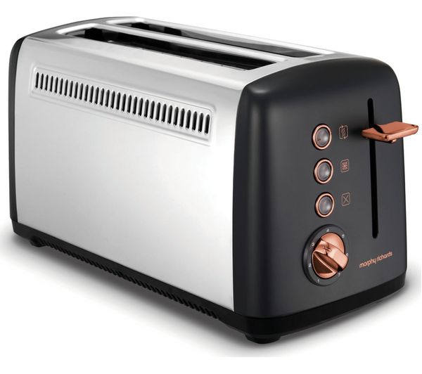 Morphy richards black and rose gold best sale