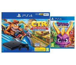 SONY PlayStation 4 with Crash Team Racing & Spyro Trilogy Reignited Bundle - 500 GB