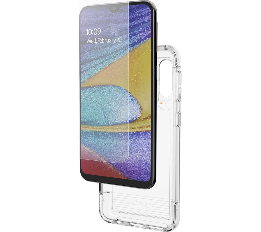 Wembley Galaxy A20e Case & InvisibleShield Glass Screen Protector Bundle, Transparent Review