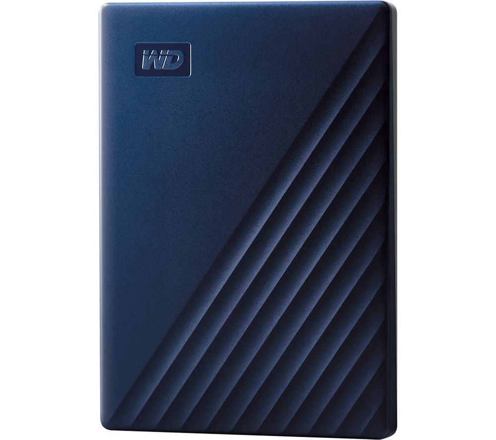WD My Passport for Mac Portable Hard Drive - 2 TB, Midnight Blue
