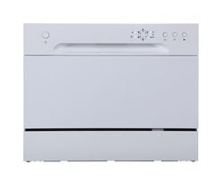 CUE CDWTT20 Table Top Dishwasher - White