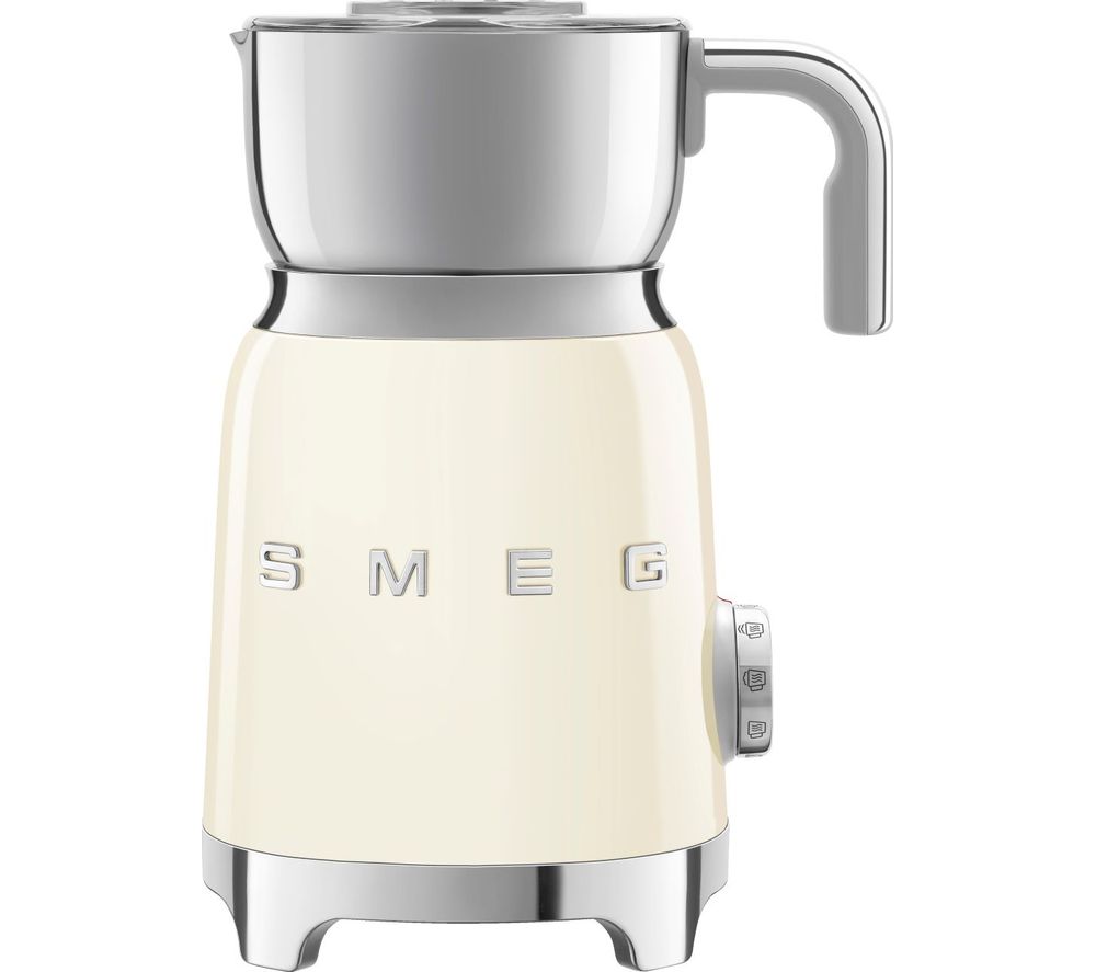 SMEG MFF01CRUK Milk Frother - Cream, Cream