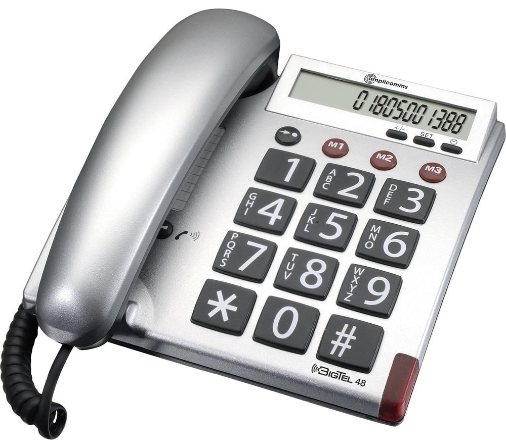 AMPLICOMMS BigTel 48 Plus Corded Phone Review