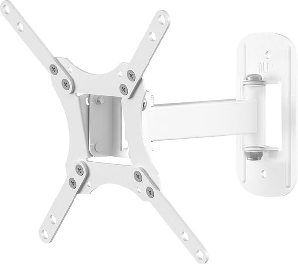 Avf Mrl23w Full Motion 12 43 Tv Monitor Bracket White