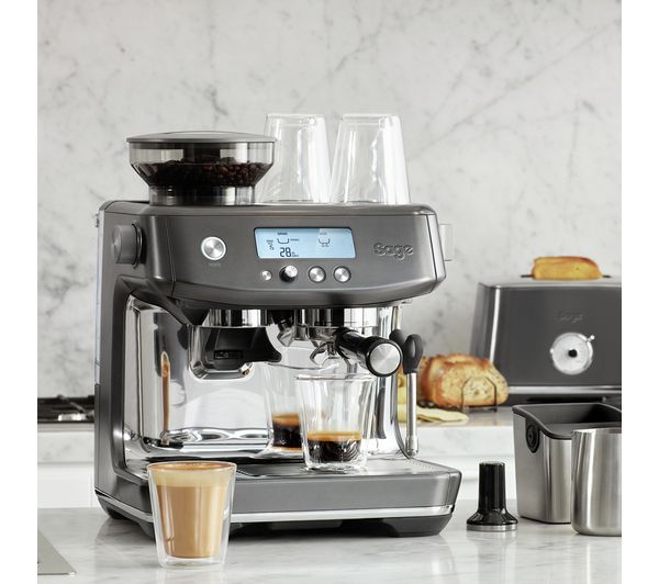 Sage Barista Pro Bean to Cup Coffee Machine in Black Stainless