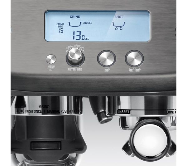 Sage Barista Pro Espresso Machine - Black Stainless Steel