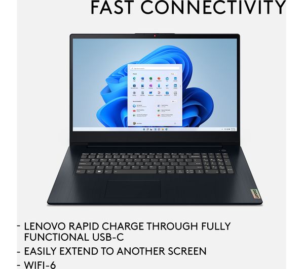 82RL003MUK LENOVO IdeaPad 3i 17.3" Laptop Intel® Core™ i3, 128 GB
