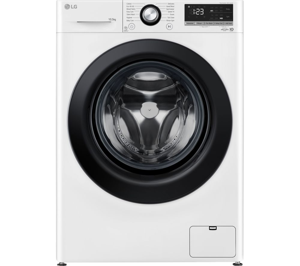 LG AI DD V3 F4V310WNEH 10.5 kg 1400 Spin Washing Machine White Fast