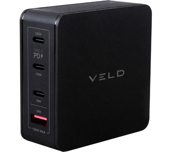 Image of VELD VDG120MB USB Type-C & USB Charger
