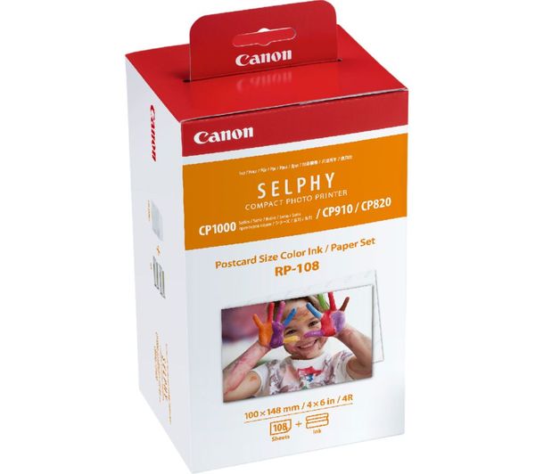 Canon Rp 108 100 X 148 Mm Photo Paper Ink Set 108 Sheets