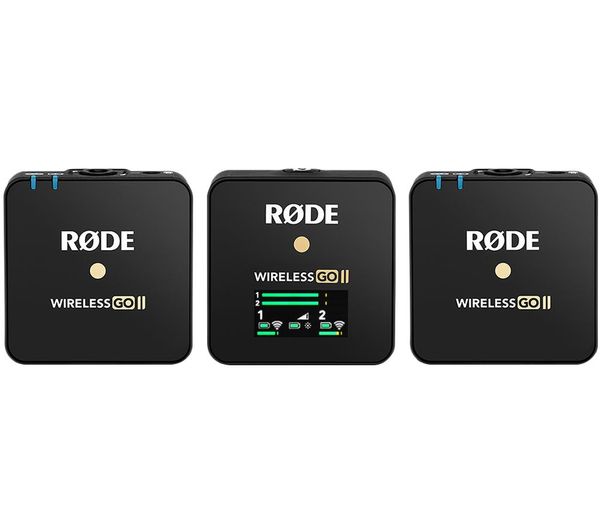 RODE Wireless GO II Microphone - Black - 87227 - Currys Business