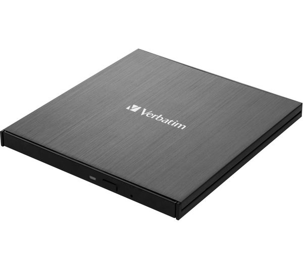 Verbatim Slimline 43886 External Cd Dvd Writer Black