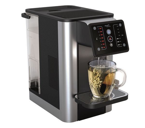 AQUA OPTIMA Aurora Hot & Chilled Filtered Water Dispenser - Silver & Black