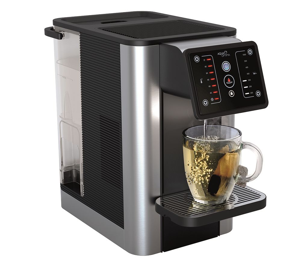 Aurora Hot & Chilled Filtered Water Dispenser - Silver & Black
