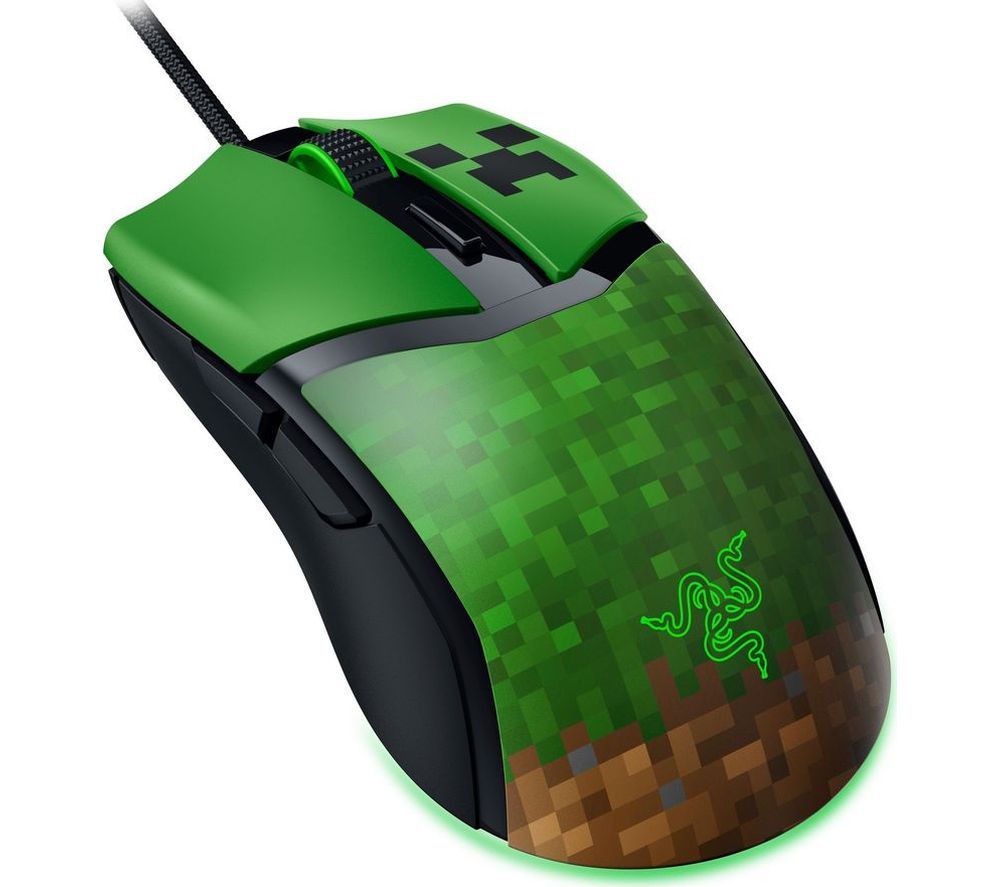 Cobra RGB Optical Gaming Mouse - Minecraft Edition