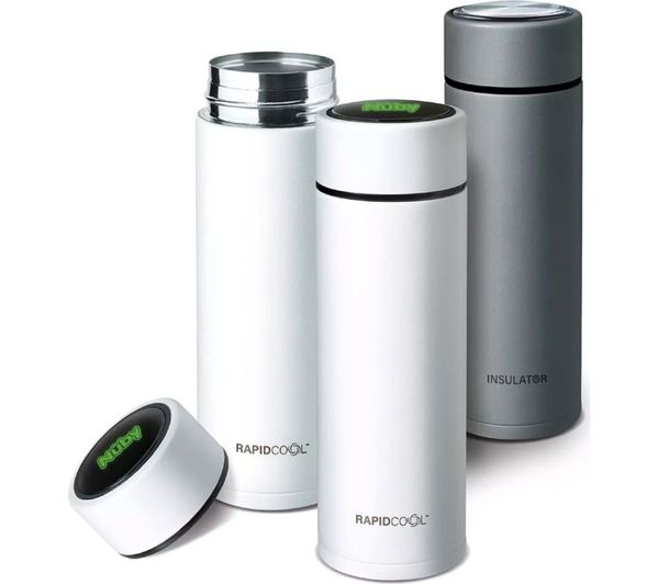 An image of NUBY RapidCool NB30131 Feeding Kit - White & Grey
