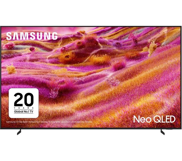 A product from SAMSUNG QN90F 115" Neo QLED 4K Mini LED Vision AI Smart TV 2025 - QE115QN90F, SANDSTROM S150AVC20 Screen Cleaner, ONE FOR ALL WM5650 Full Motion 42-100" TV Bracket, and SAMSUNG HW-B400F/XU 2.0 All-in-One Sound Bar