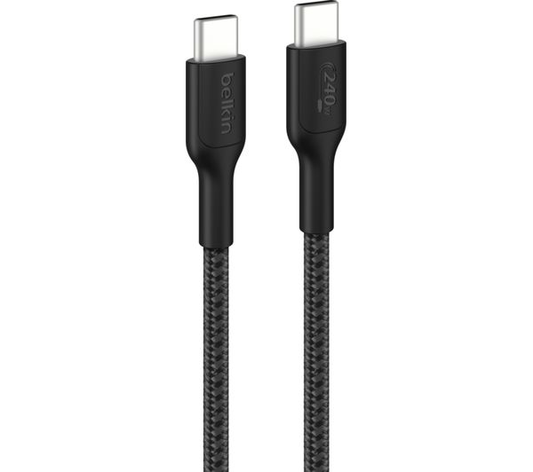 Belkin Boostcharge Pro Usb Type C 20 Cable 2 M Black Belkin Boostcharge Pro Usb Type C 20 Cable 2 M Black
