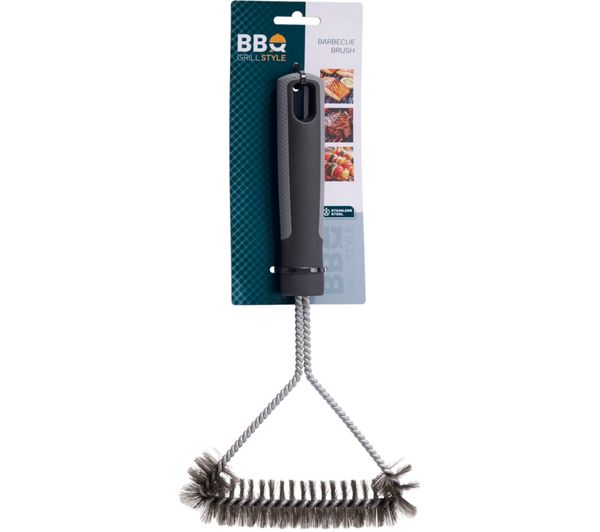 Another product from WEBER Charcoal Barbecue Cover - 47 cm, Grey and BBQ EQUIPMENT Triangle BBQ Cleaning Brush - Black & Grey