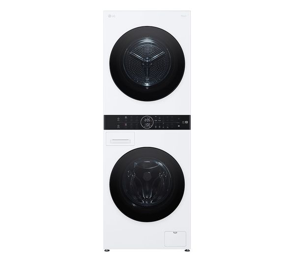 An image of LG ELCTRNC WashTower WT1210WWF WiFi-enabled 12 kg Washer Dryer - White