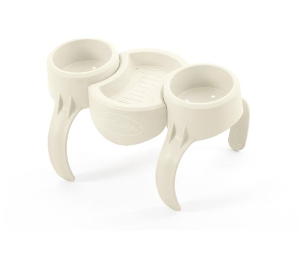 An image of LAY-Z-SPA Drinks Holder - Cream