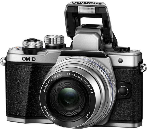 Buy OLYMPUS EM10 Mark II Mirrorless Camera with 1442 mm f/3.55.6 Lens  Silver + M.ZUIKO 