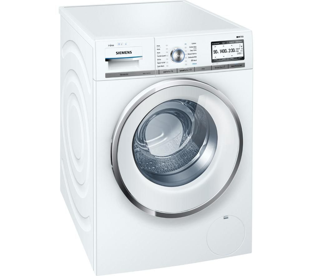 SIEMENS iQ700 WMH4Y890GB Smart Washing Machine – White, White