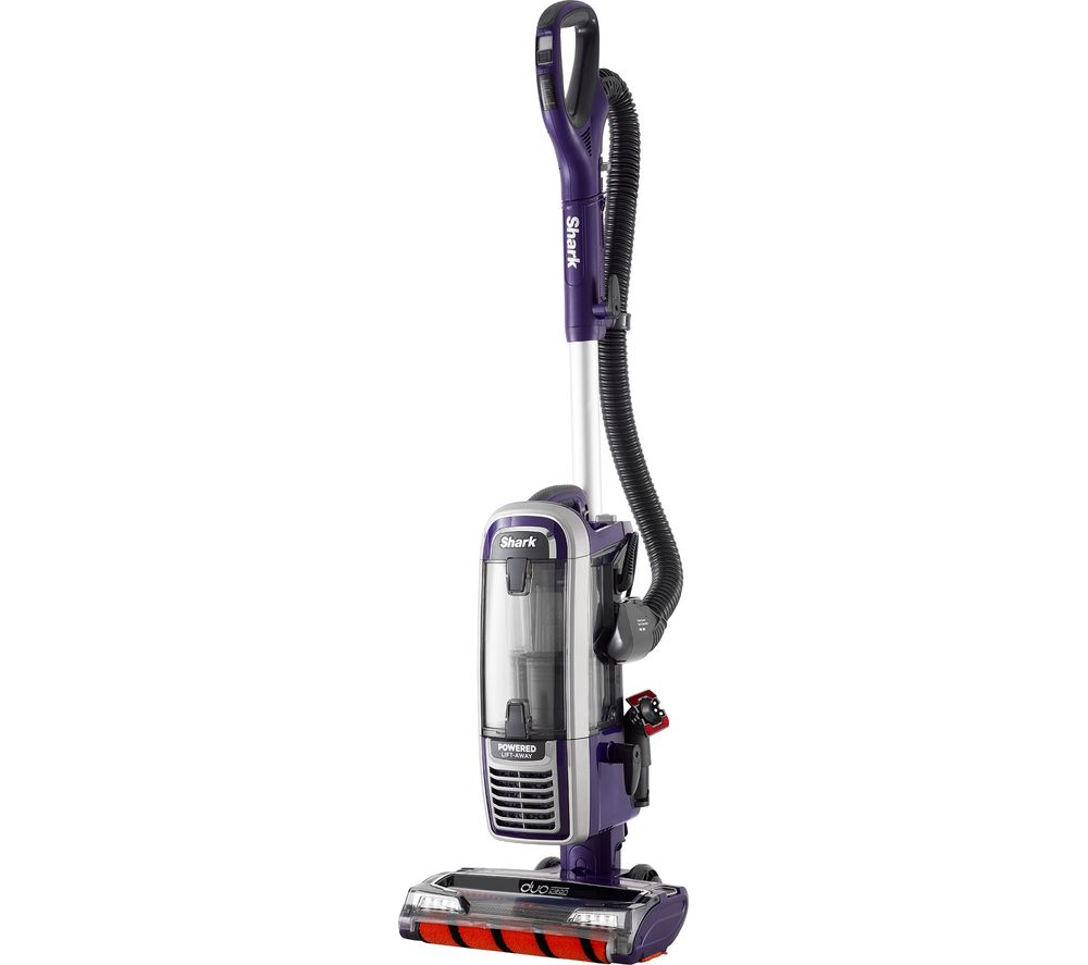 Shark DuoClean Powered Lift-Away AX910UK Upright Bagless Vacuum Cleaner – Purple & Grey, Purple