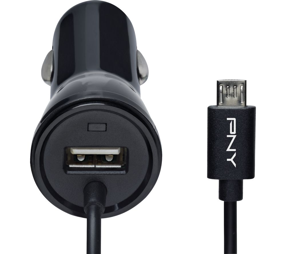 PNY Micro-USB Car Charger - 1.2 m