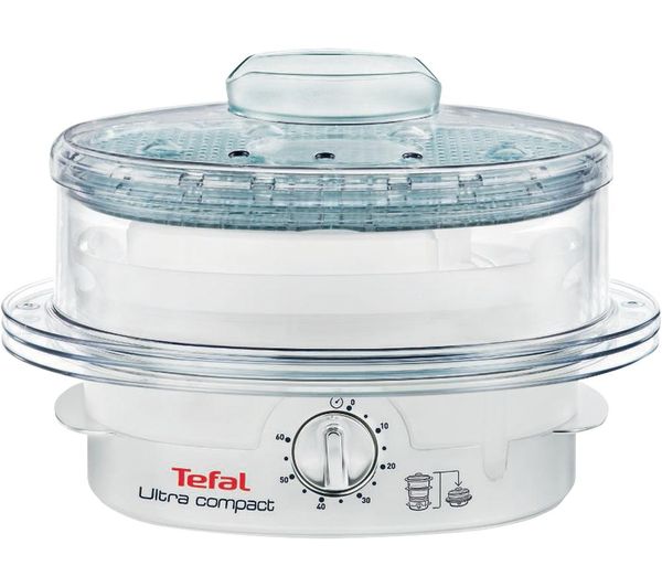 Buy TEFAL Ultra Compact VC100665 Food Steamer White Free Delivery
