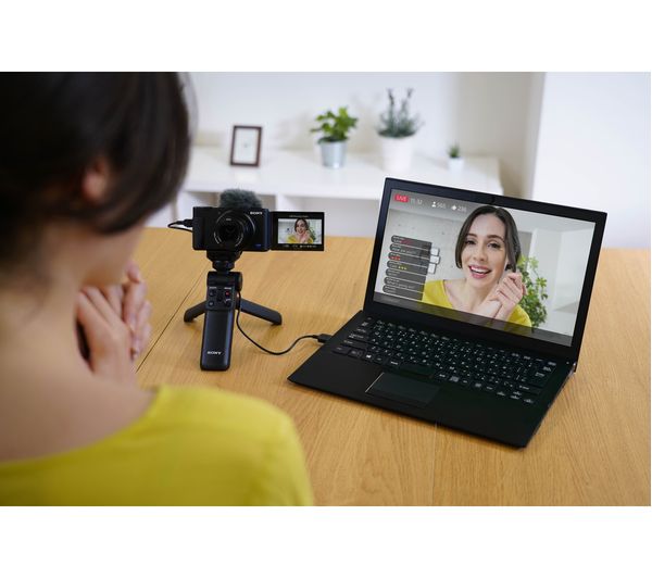 Buy SONY ZV1 High Performance Compact Vlogging Camera - Black | Free
