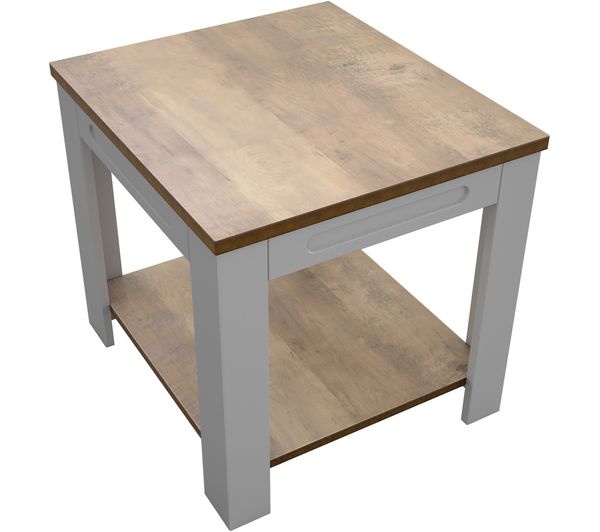 Avf Whitesands Ft50wssg Side Table Wood Grey