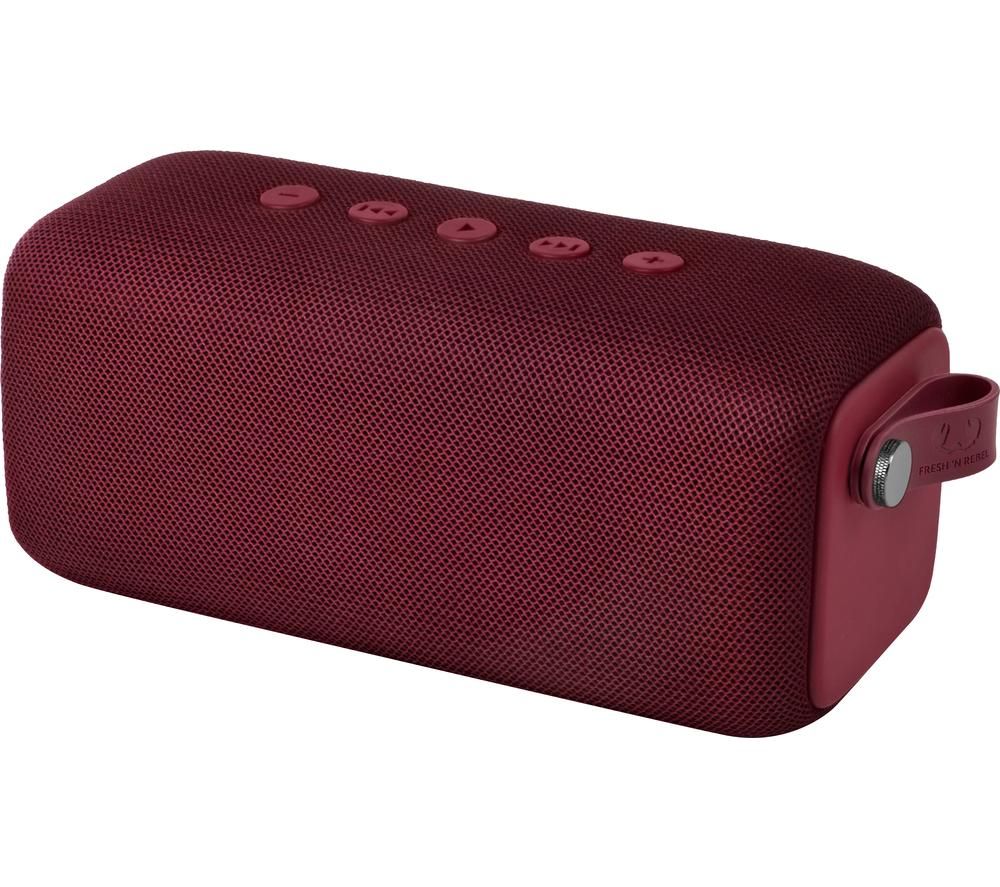 FRESH N REBEL Rockbox Bold M Portable Bluetooth Speaker - Ruby Red