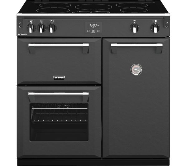 Image of STOVES Richmond S900Ei 90 cm Electric Induction Range Cooker - Anthracite & Chrome