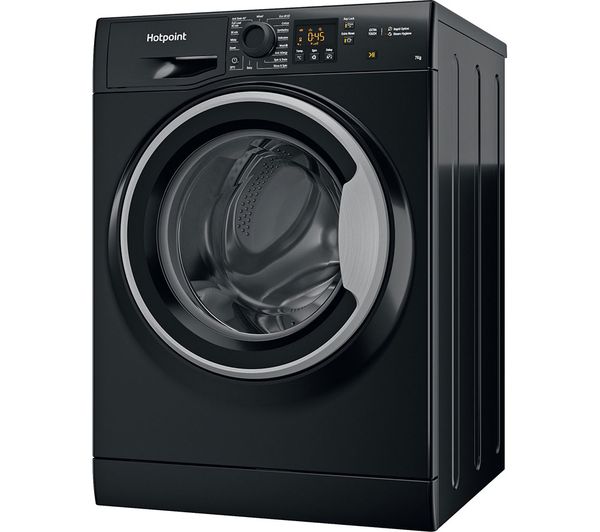 Image of HOTPOINT NSWM 743U BS 7 kg 1400 Spin Washing Machine - Black