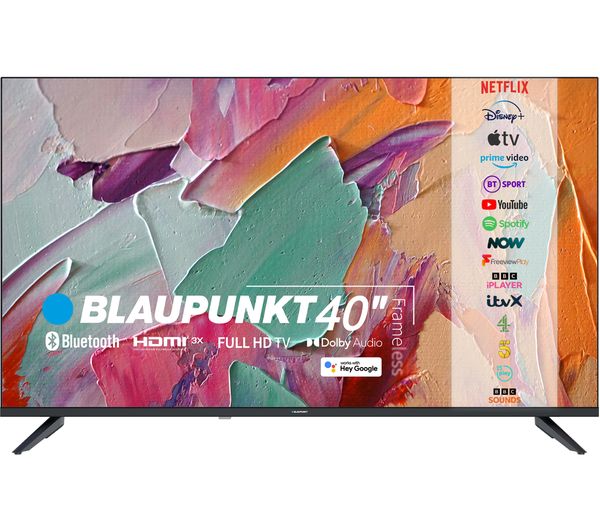 Image of BLAUPUNKT BA40F4382QKB 40" Smart Full HD LED TV with Google Assistant
