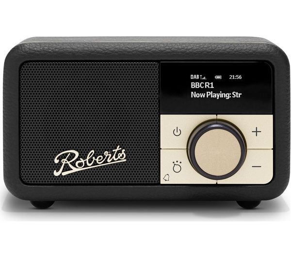 Roberts Revival Petite 2 Dab Fm Retro Bluetooth Radio Black