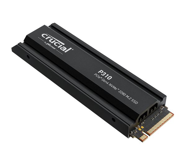 CRUCIAL P310 M.2 2280 Internal SSD with Heatsink - 1 TB